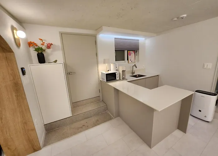 New Serene Hongdae Gardensuite, 5min From Arex * 서울특별시